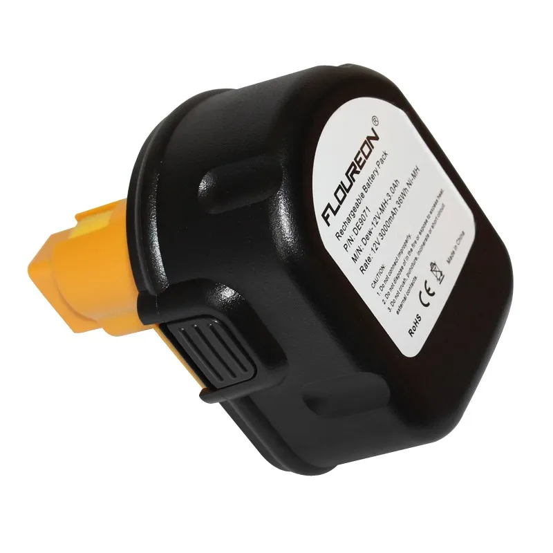 סוללה תואמת Dewalt דה-וולט 12V 3000mAh DE9071 2802K DE9074 DE9 סוללה תואמת Dewalt דה-וולט 12V 3000mAh DE9071 2802K DE9074 DE9סוללה תואמת Dewalt דה-וולט 12V 3000mAh DE9071 2802K DE9074 DE9
